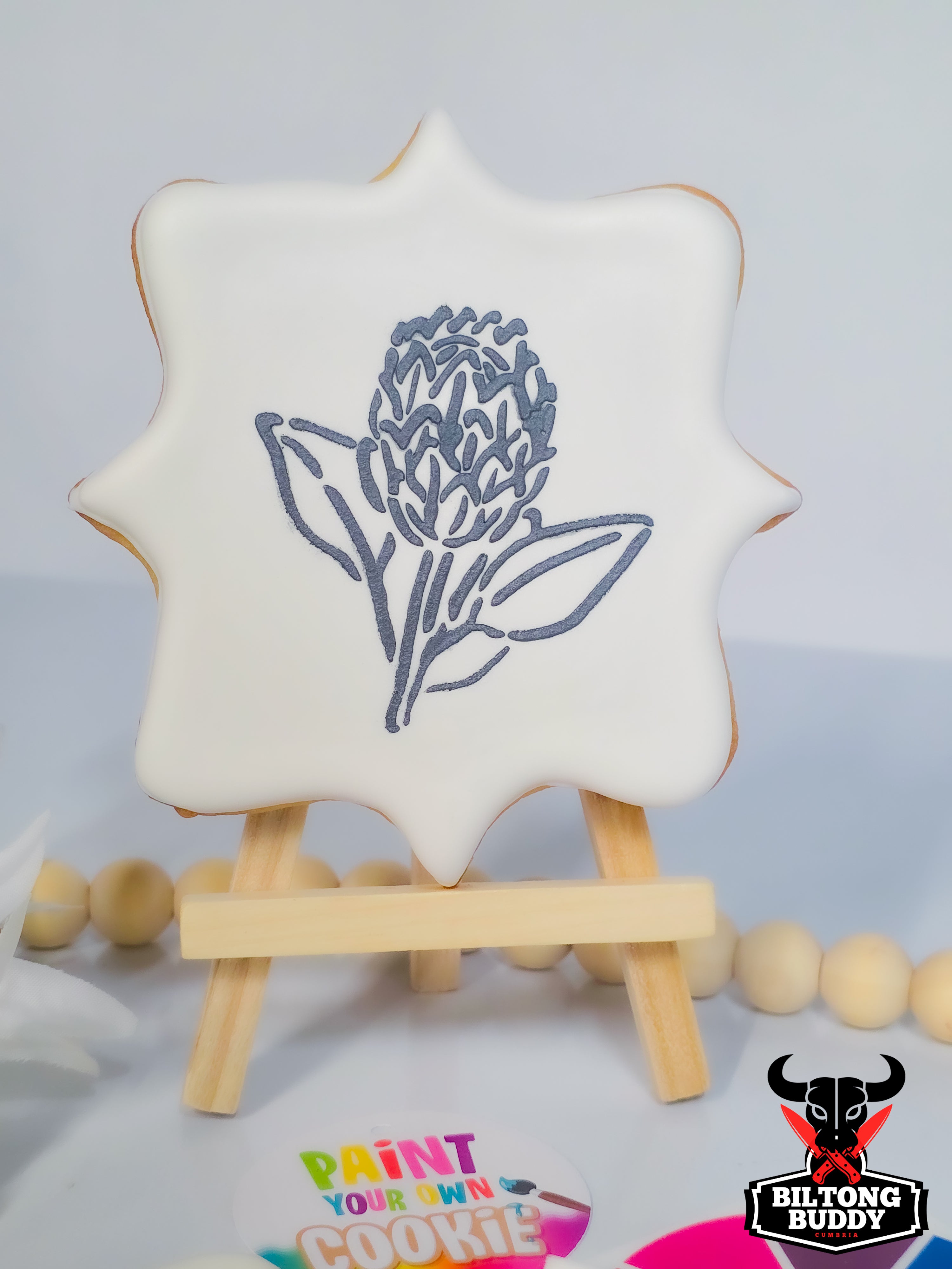 Protea - Paint Your Own Sugar Cookie