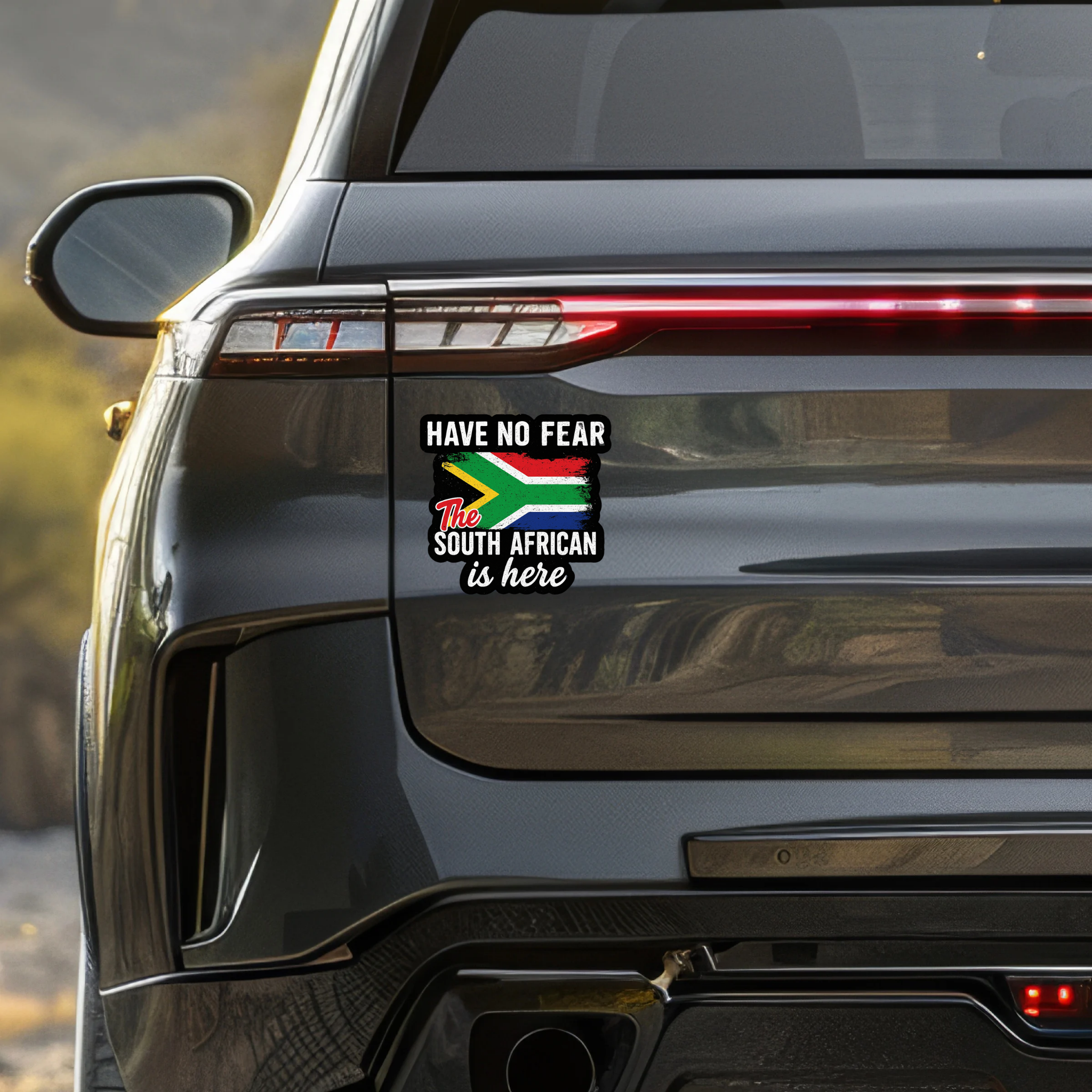 Have No Fear The South African Is Here Car Sticker