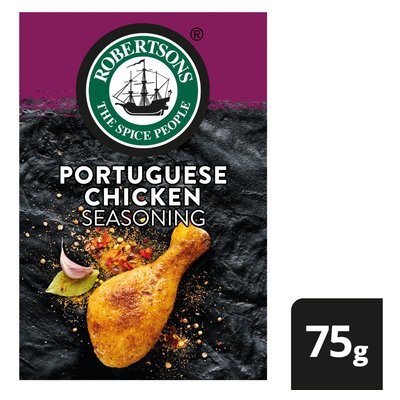 Robertsons Portuguese Chicken Spice Refill Size: 75g Box