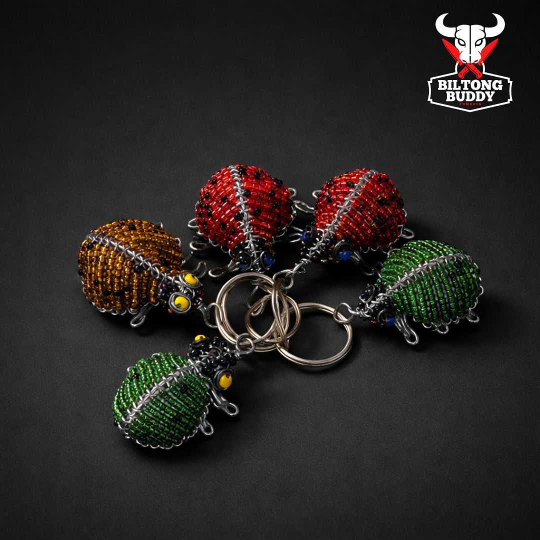Beaded Ladybug 3D Keyring