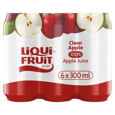 Liqui Fruit Clear Apple 6x300ml Pack