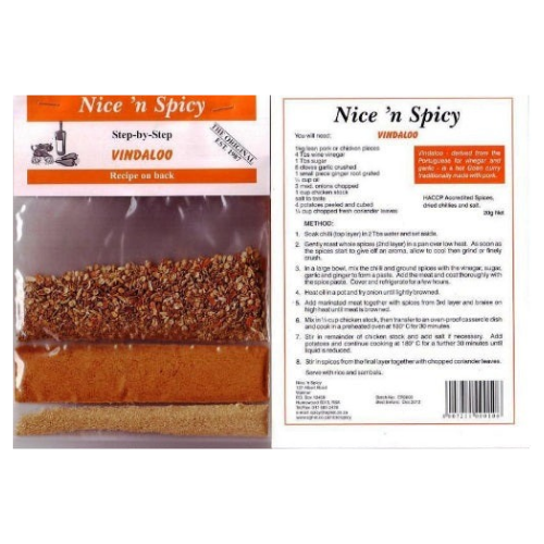 Nice 'n Spicy Vindaloo Sachet 20g