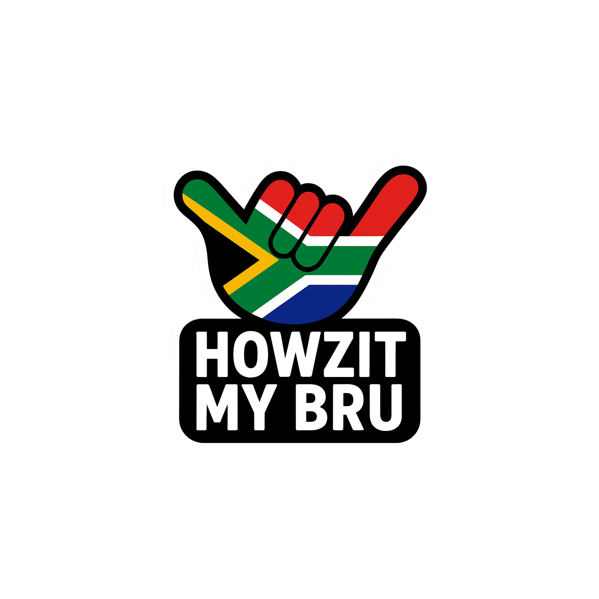 Howzit My Bru Car Sticker