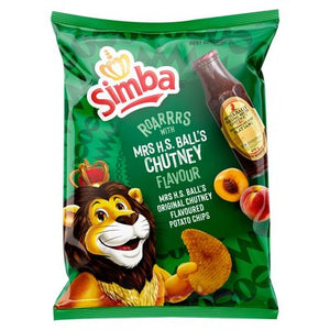 Simba Mrs Balls Chutney Flavoured Potato Chips Size: 120g