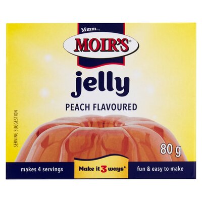 Moir's Peach Jelly Size: 80g