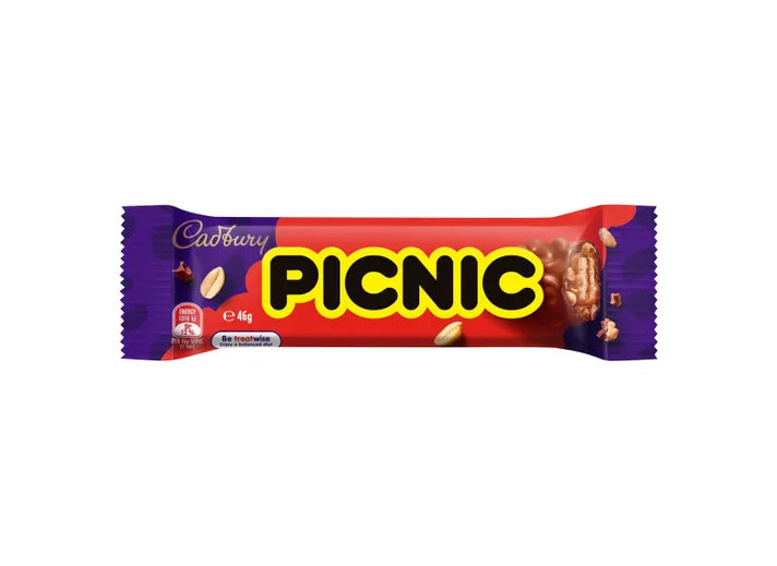 Cadbury Picnic Size: 46g (Lunch Bar)