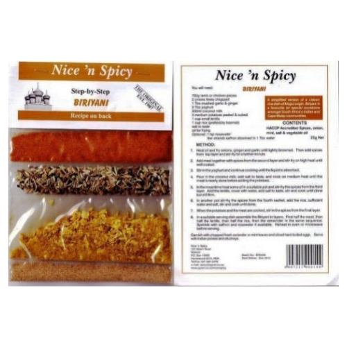 Nice 'n Spicy Biriyani Sachet 25g