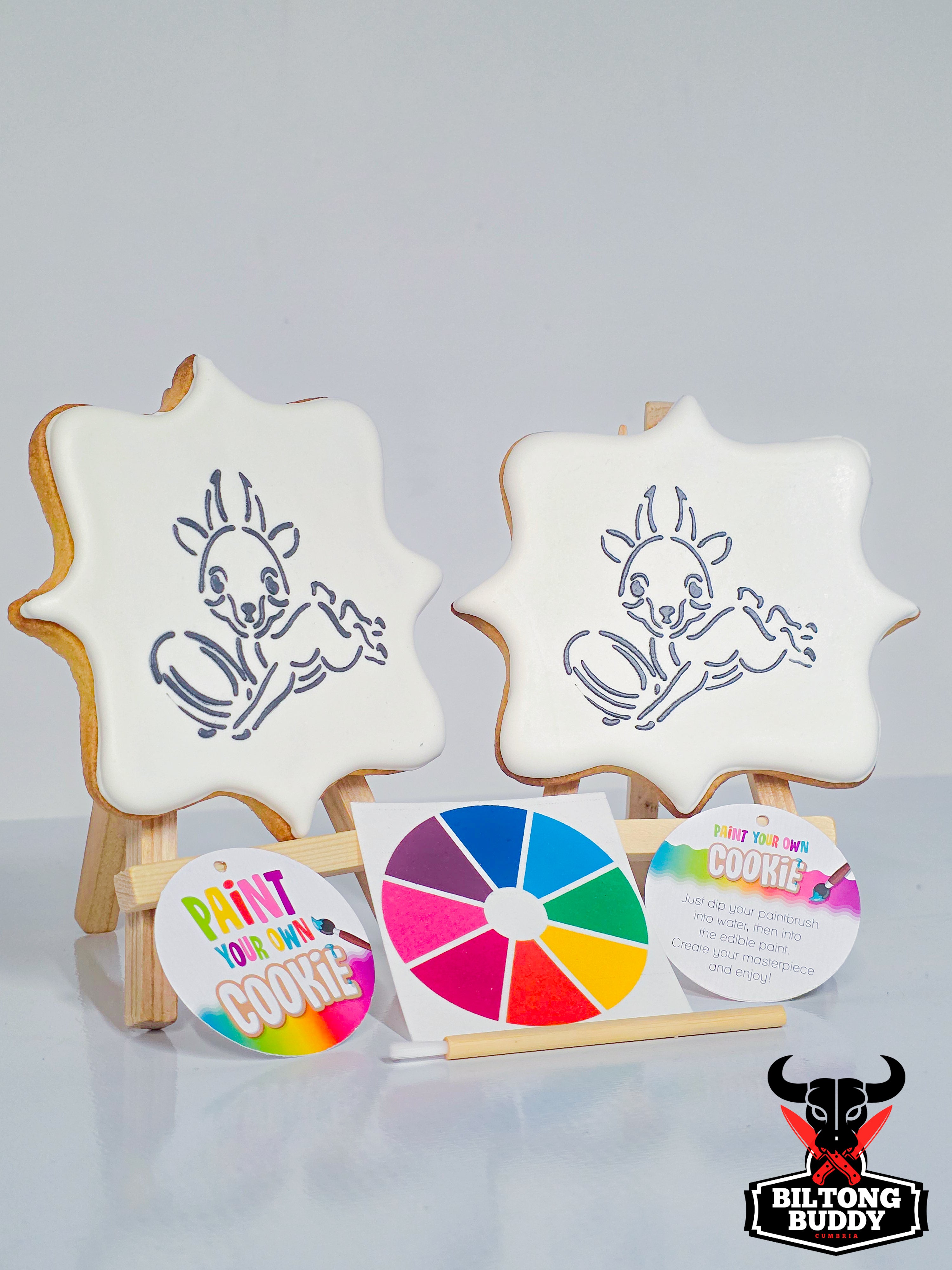 Springbok Pounce- Paint Your Own Sugar Cookie