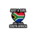 Just  A Girl Who Loves SA Car Sticker
