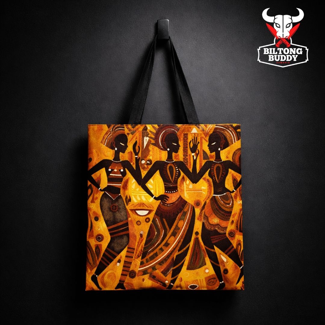 Dancing African Queens Abstract Tote Bag