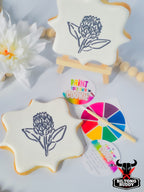 Protea - Paint Your Own Sugar Cookie