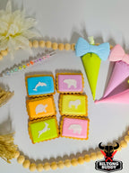 African Iced Zoo Cookies 4's