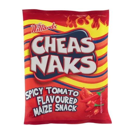 Willards Cheas Naks Spicy Tomato Size: 135g