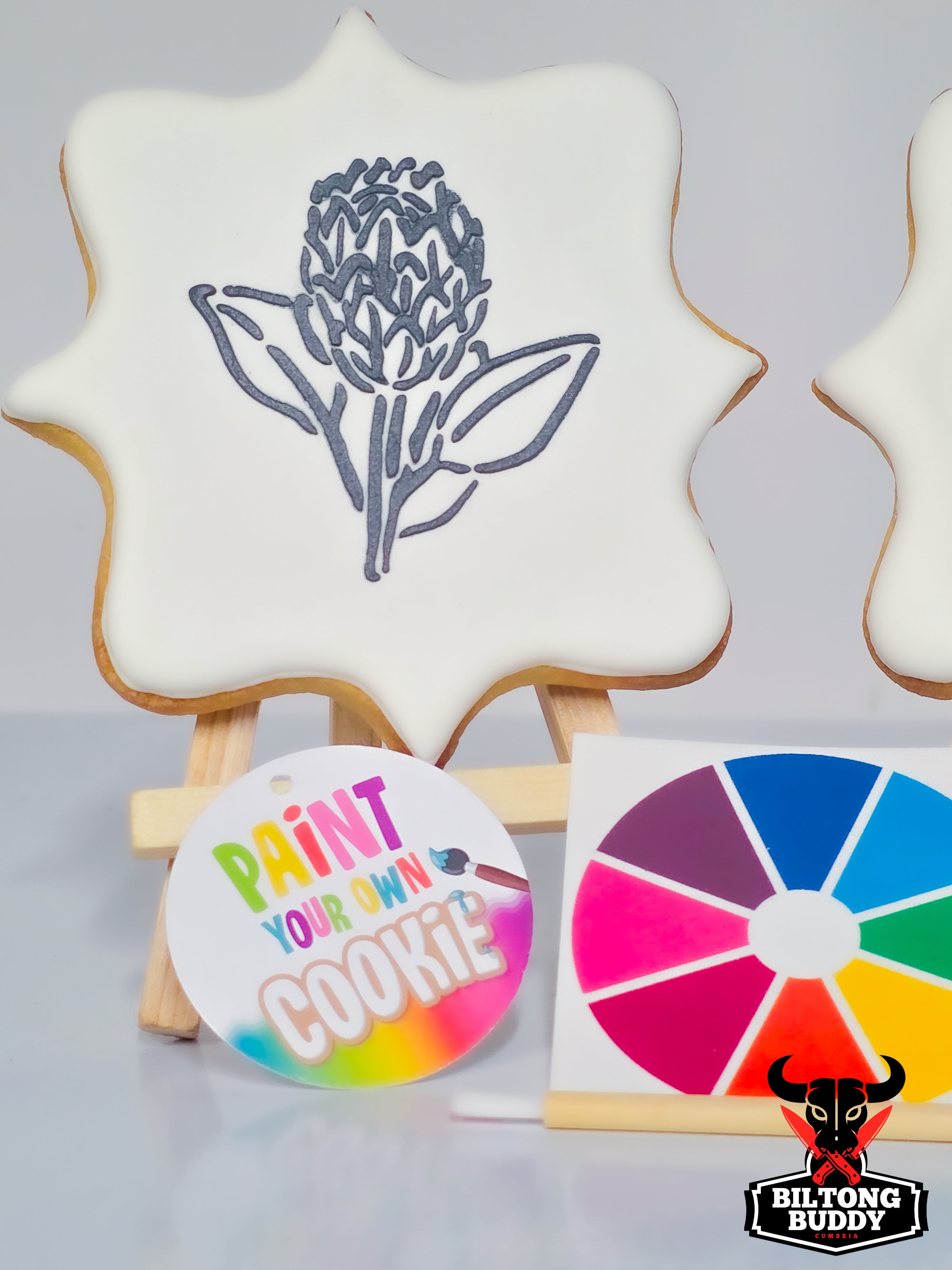 Protea - Paint Your Own Sugar Cookie