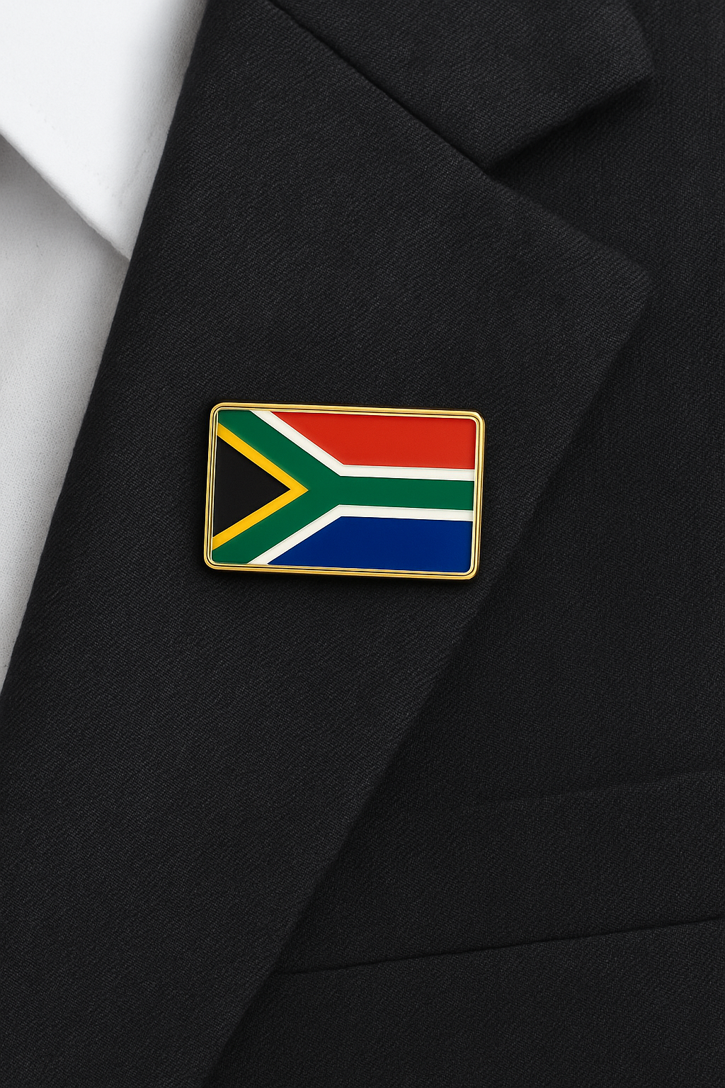 South African Flag Brooch