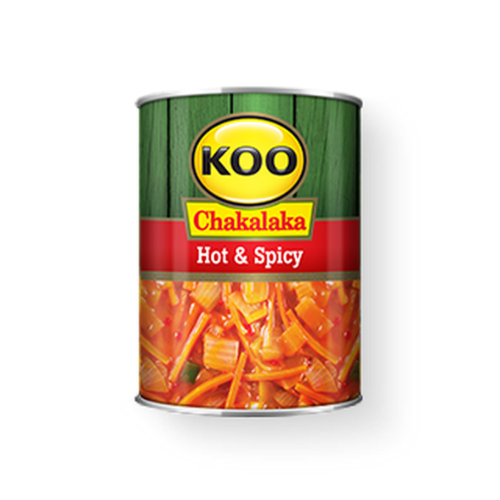 Koo Chakalaka Hot & Spicy Size: 410g