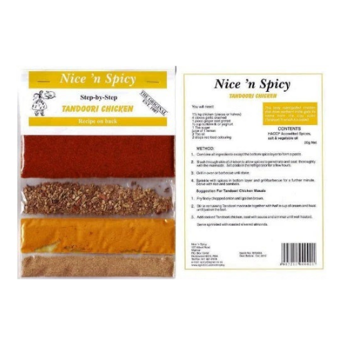 Nice n Spicy Tandoori Chicken Sachet 20g
