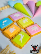 African Iced Zoo Cookies 4's