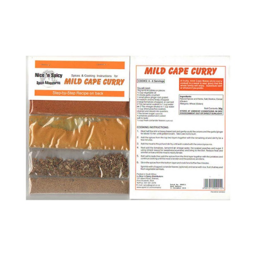 Nice n Spicy Mild Cape Curry Sachet 30g