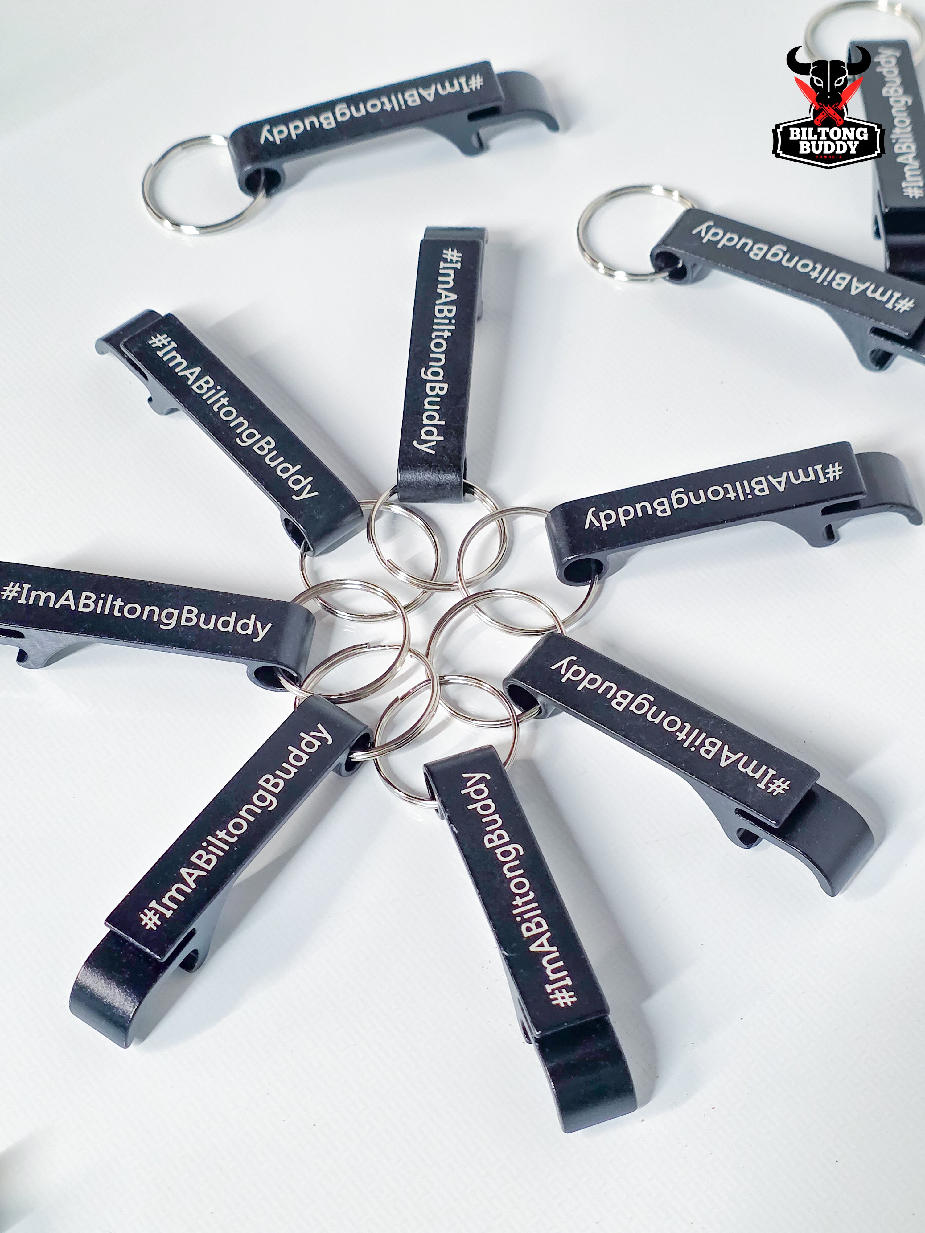 #ImABiltongBuddy – Black Bottle Opener