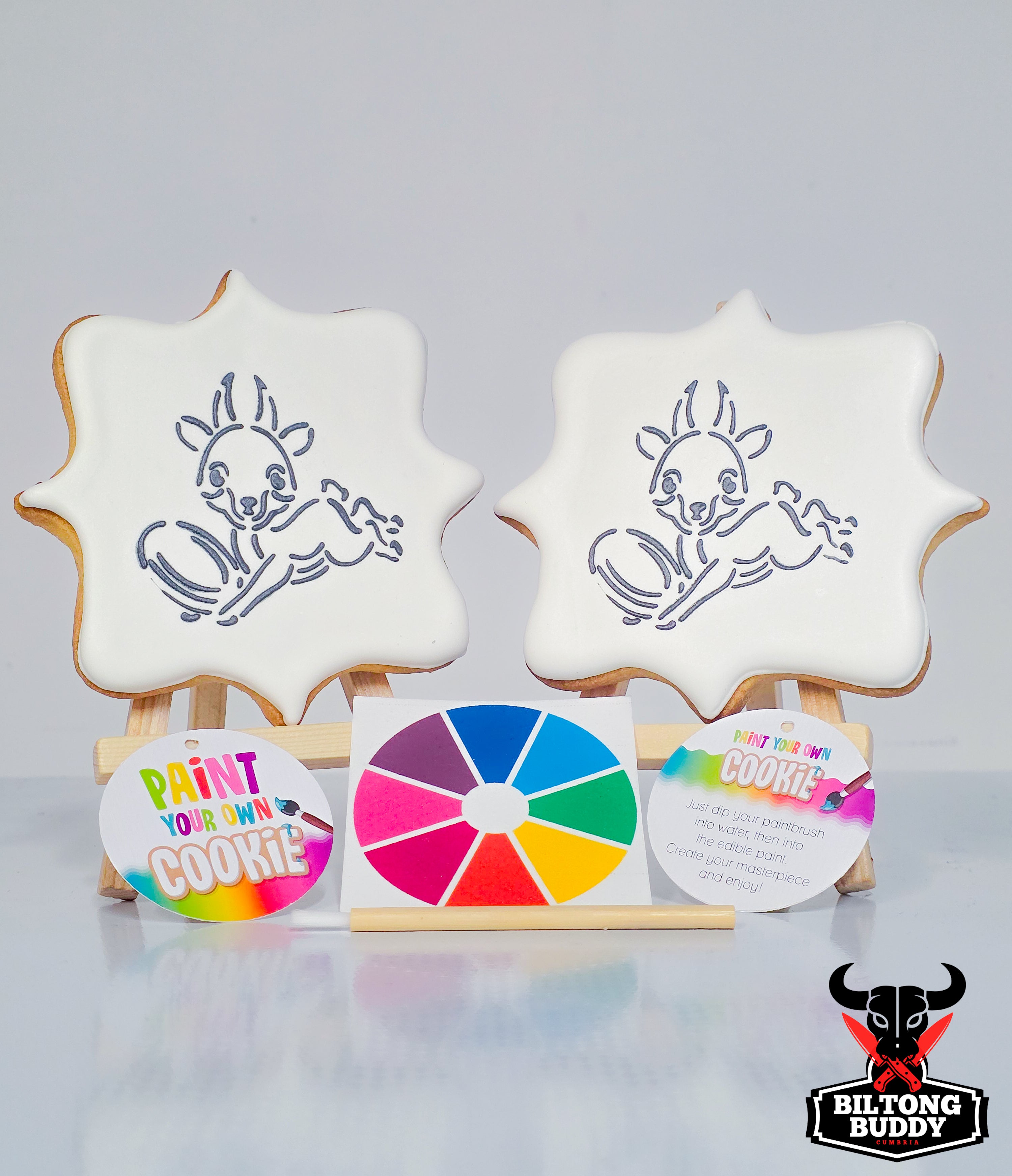 Springbok Pounce- Paint Your Own Sugar Cookie