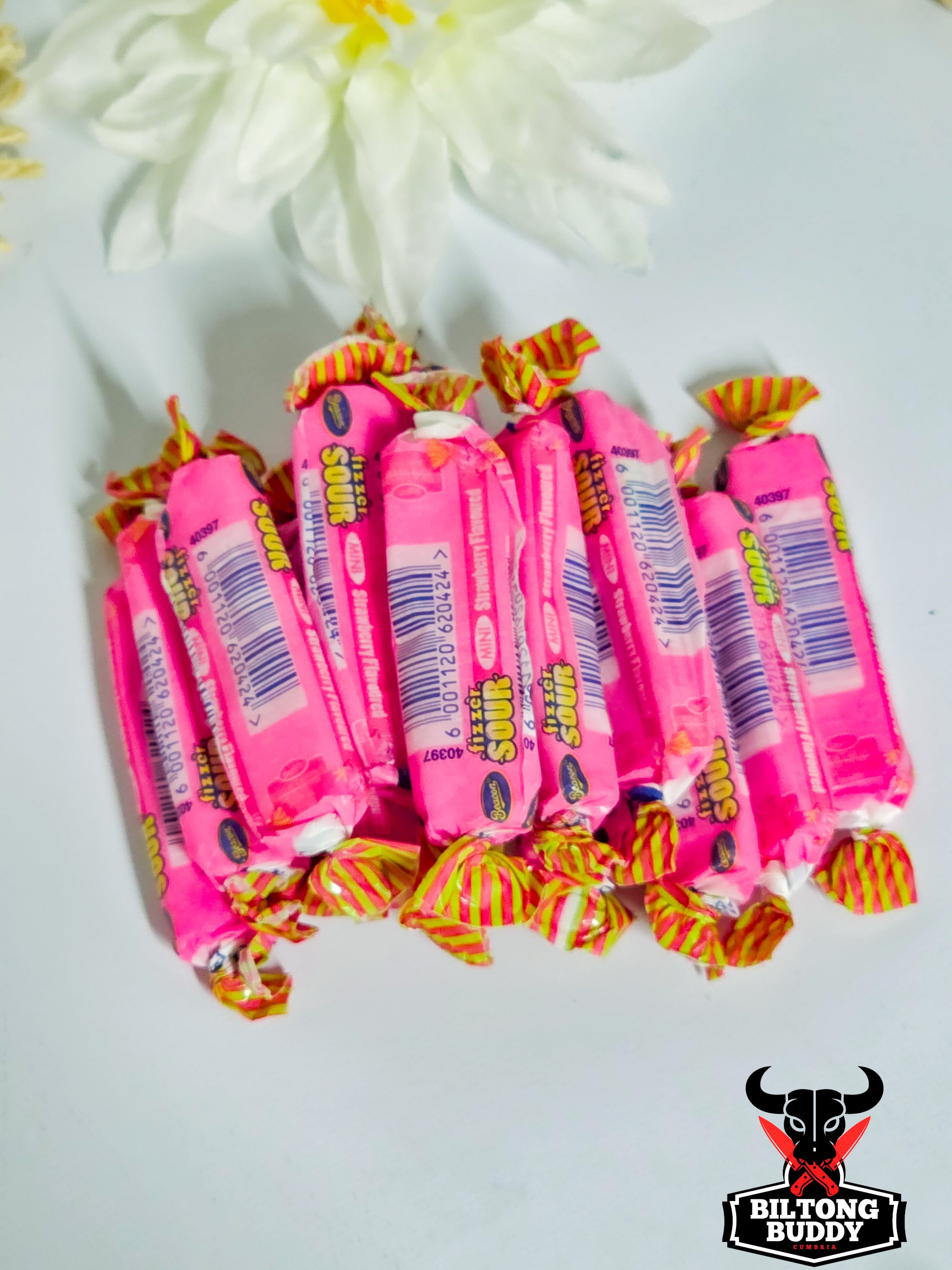Beacon Mini Fizzers Sour Strawberry – 15 for £3.50