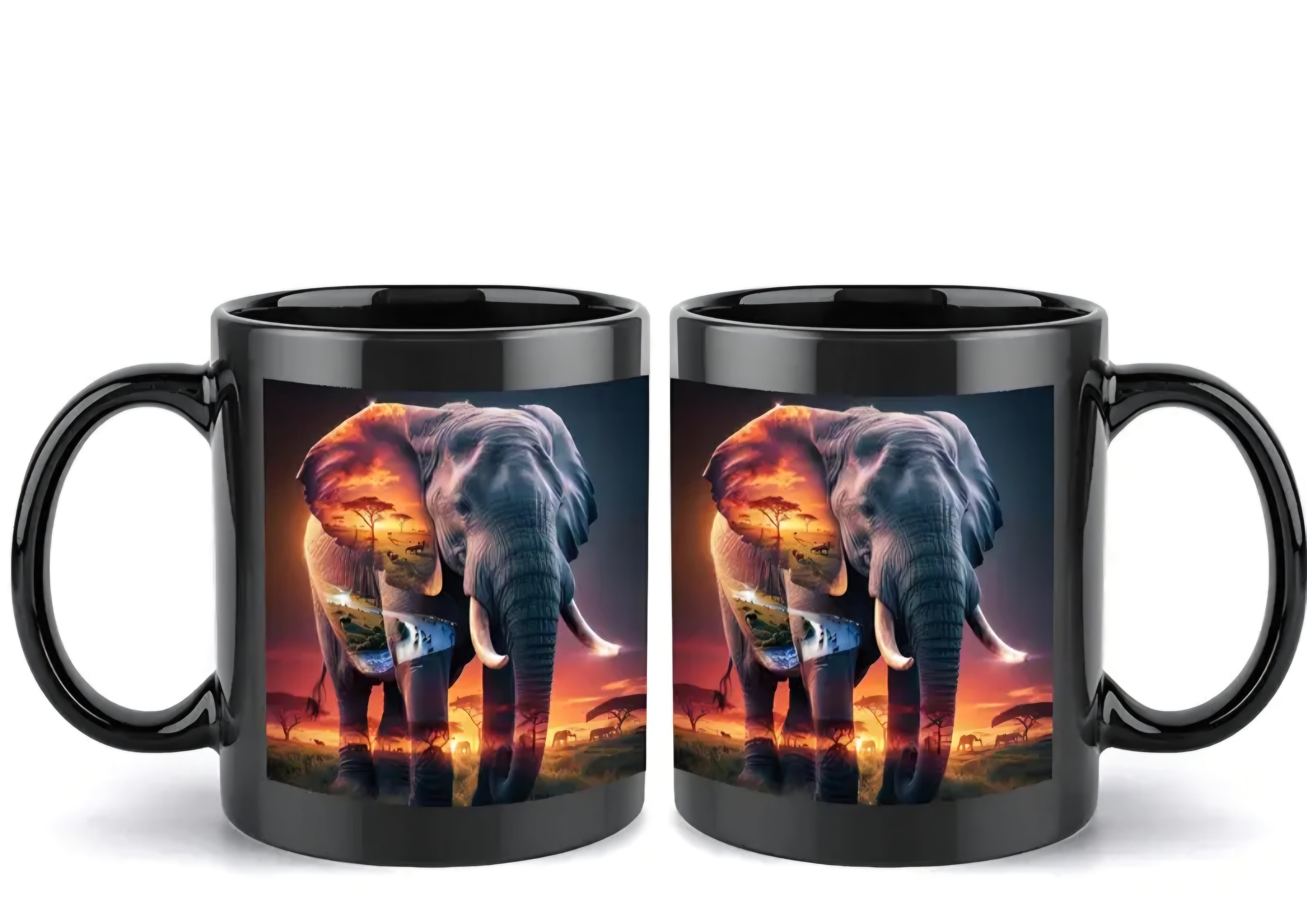 Elegant Black 11oz Mug