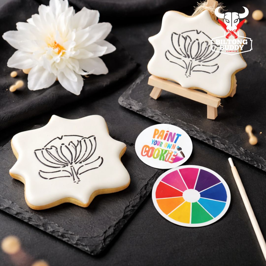 Protea Bloom - Paint Your Own Sugar Cookie