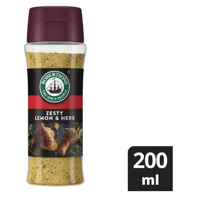Robertsons Masterblends Zesty Lemon & Herb Spice Blend Size: 200ml