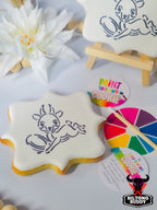 Springbok Pounce- Paint Your Own Sugar Cookie