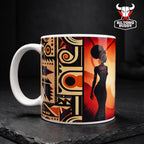 African 4  Women Tribal  11oz Coffee Mug