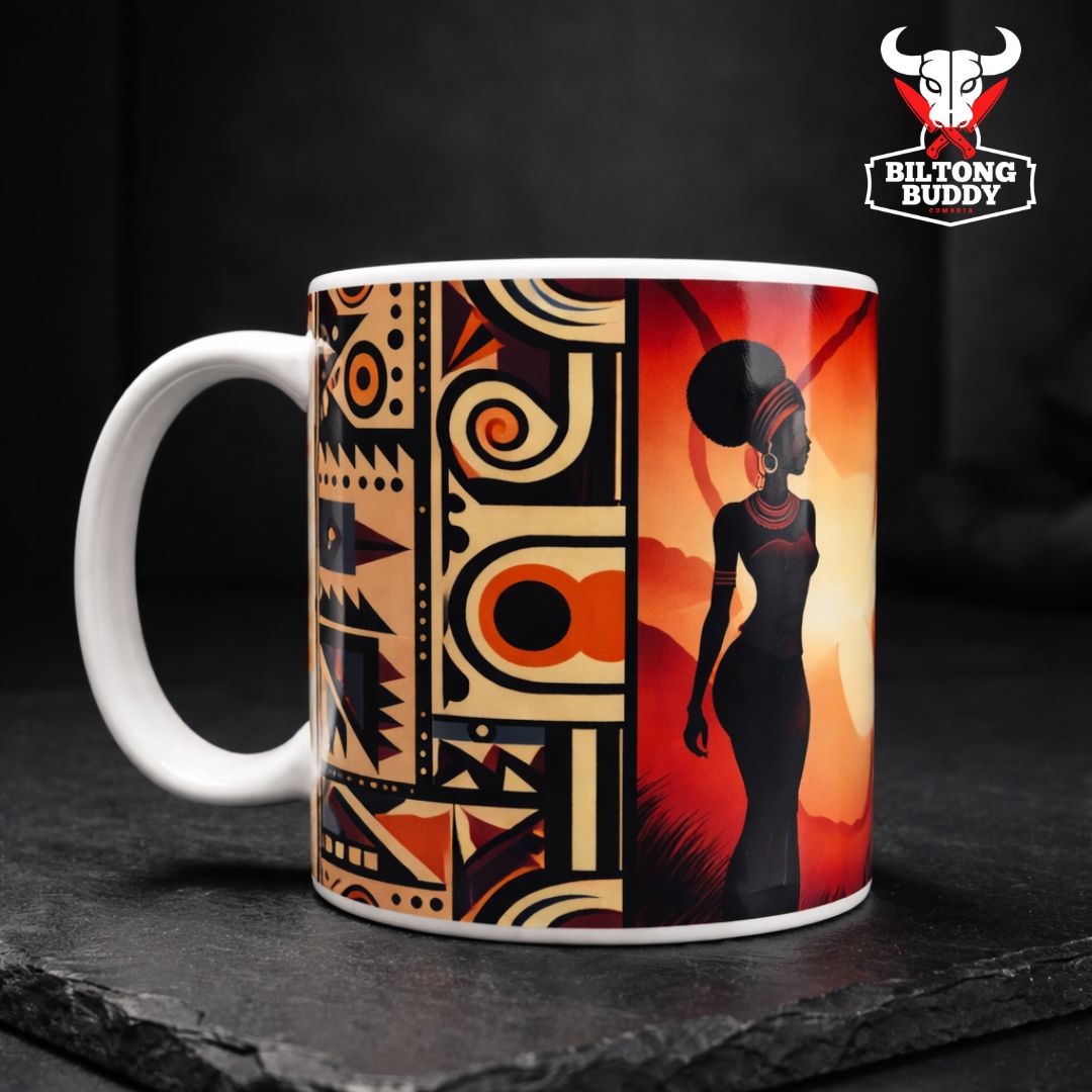 African 4  Women Tribal  11oz Coffee Mug