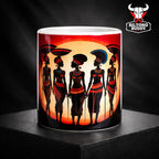 African Women Tribal Coffee Mug 11oz