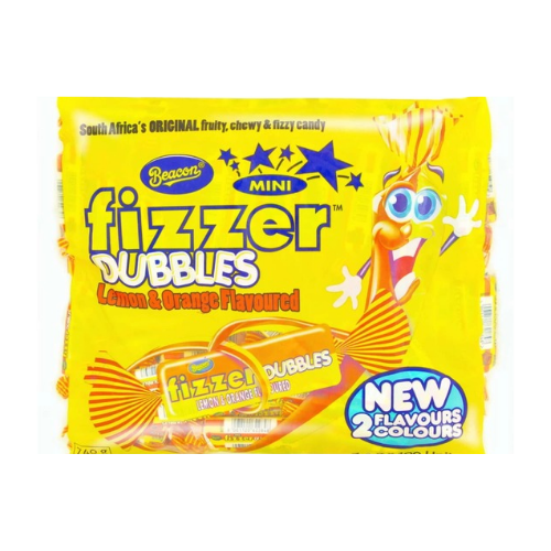 Beacon Mini Fizzers Lemon Orange Size: 740g 100 Units